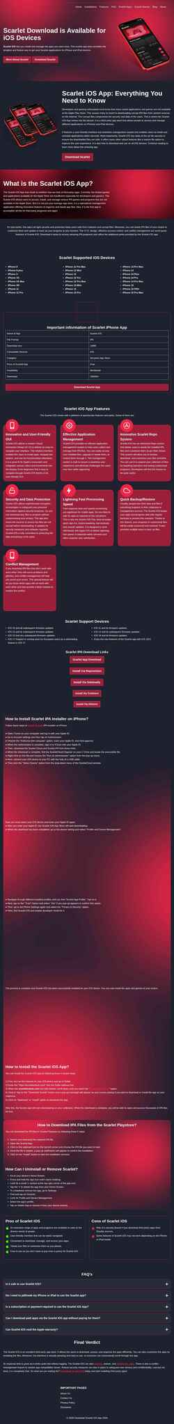Captura de tela scarletioshub.com