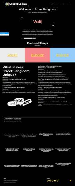 Képernyőkép streetslang.com