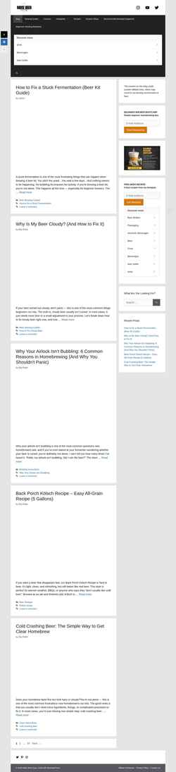 Screenshot makebeereasy.com