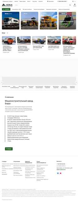 Screenshot borus124.ru