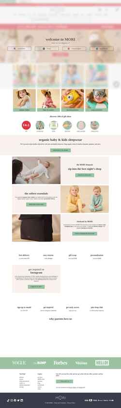 Snímek obrazovky babymori.com