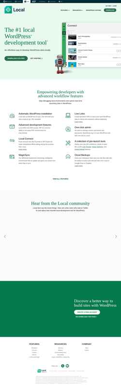 Screenshot localwp.com