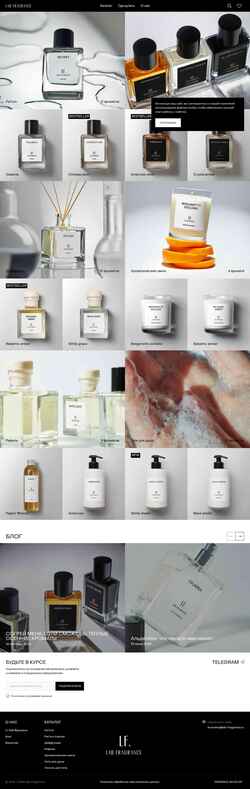 Snímek obrazovky lab-fragrance.ru