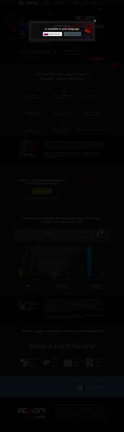 Képernyőkép actionrecorder.com