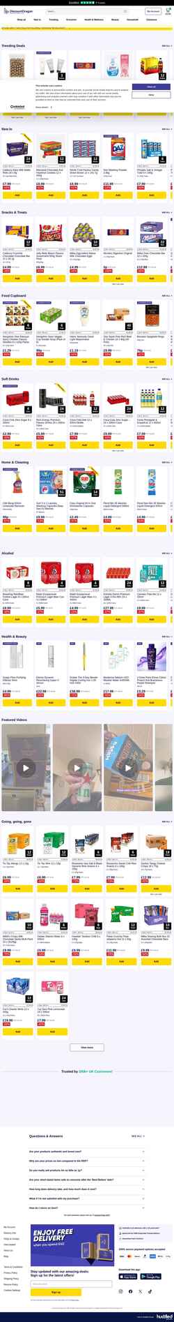 Zrzut ekranu discountdragon.co.uk