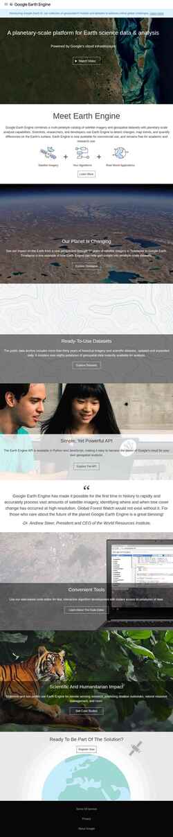 Скриншот earthengine.google.com