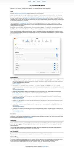 Screenshot titanium-software.fr