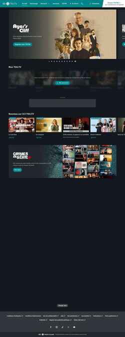 Posnetek zaslona ici.tou.tv