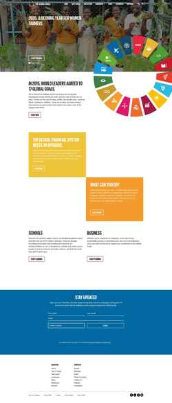 Snímek obrazovky globalgoals.org