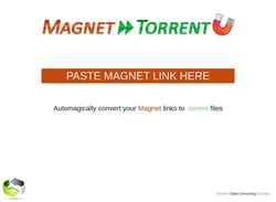 Schermata magnet2torrent.com