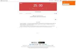 Skærmbillede pomodoro-tracker.com