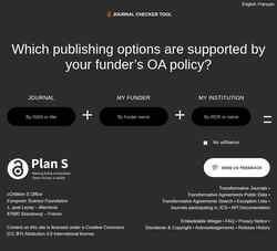 Screenshot journalcheckertool.org