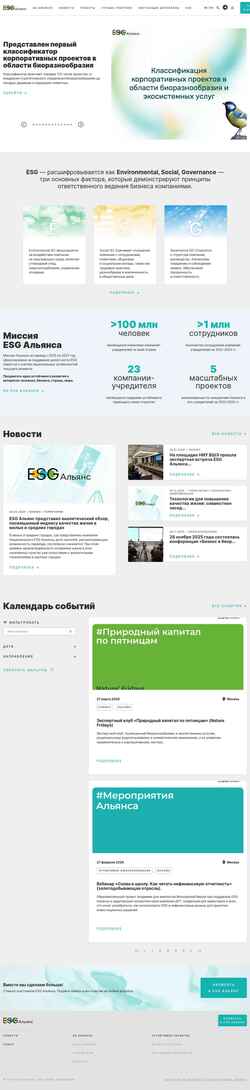 Screenshot esg-a.ru