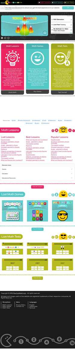 Screenshot playcoolmath.com