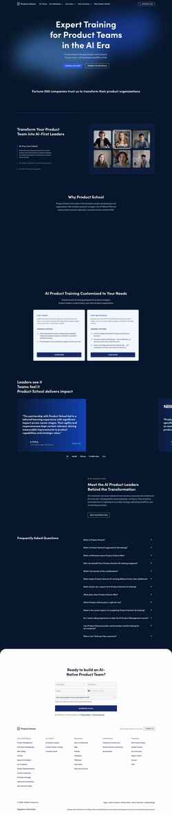 Zrzut ekranu productschool.com