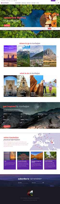 Captura de pantalla azerbaijan.travel