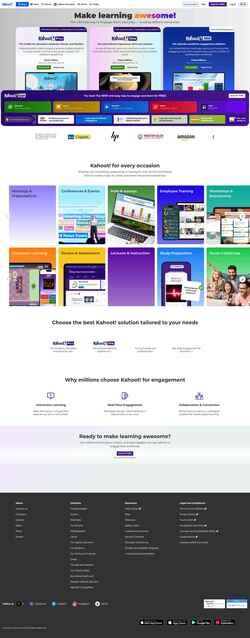 Schermata kahoot.com