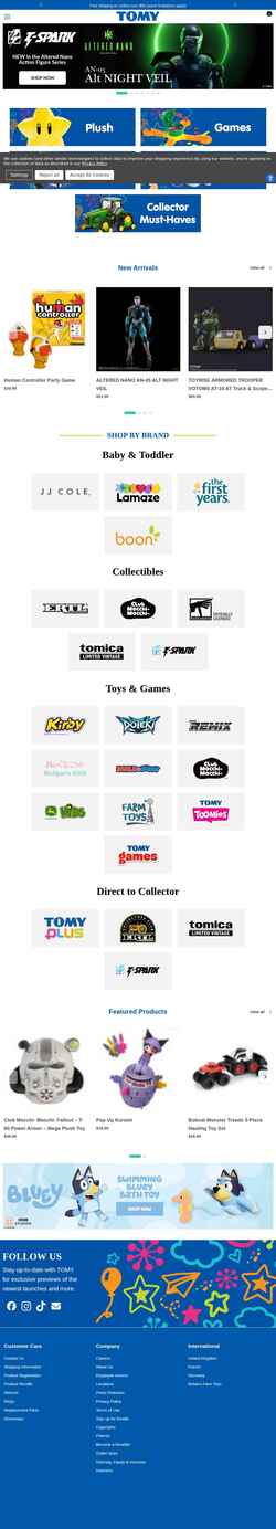 Schermata us.tomy.com