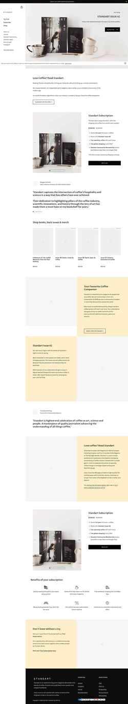 Captura de pantalla standartmag.com