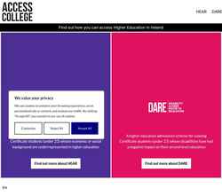Ekraanipilt accesscollege.ie