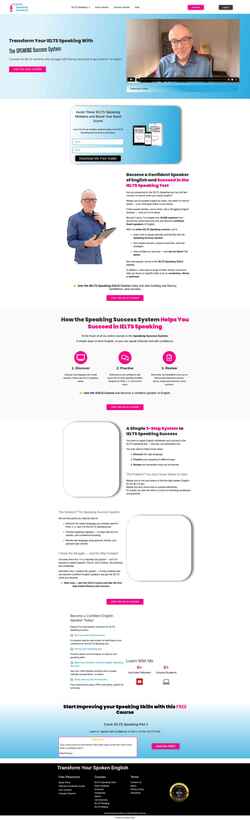 Captură de ecran keithspeakingacademy.com