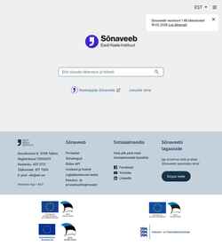 Screenshot sonaveeb.ee