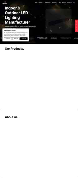Screenshot gslightled.com