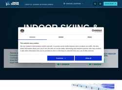 Snimka zaslona thesnowcentre.com