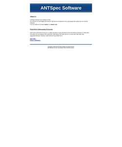 Captura de pantalla antspec.com