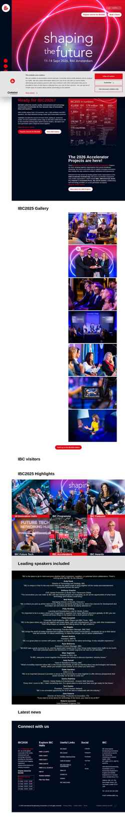 Captura de pantalla show.ibc.org