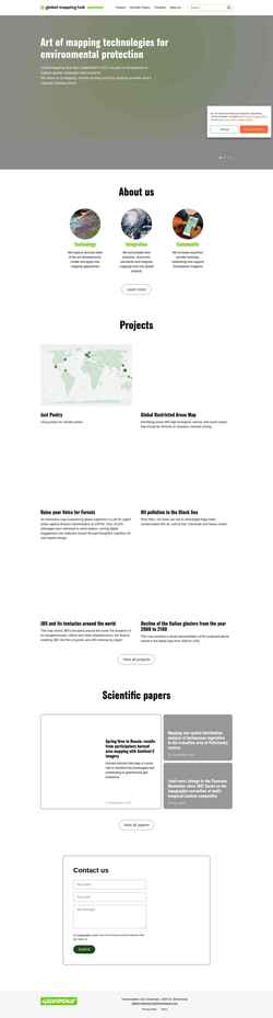 Screenshot maps.greenpeace.org