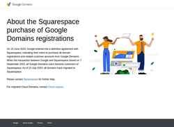 Captura de pantalla domains.google