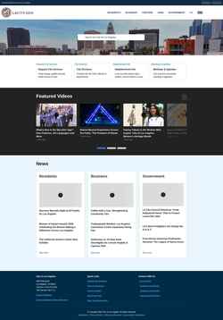 Снимак екрана lacity.gov