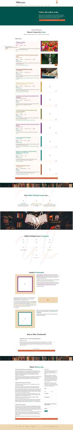 Ekran görüntüsü writers.com