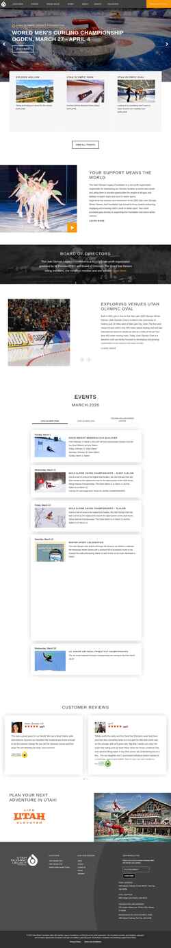 Ekran görüntüsü utaholympiclegacy.org