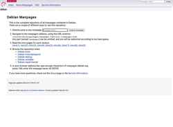 Skjermdump manpages.debian.org