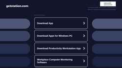 Snimka zaslona getstation.com