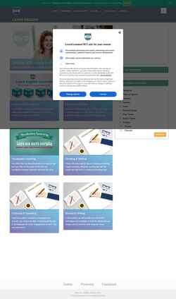 Schermata learngrammar.net