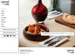 Schermafbeelding saperavicafe.com