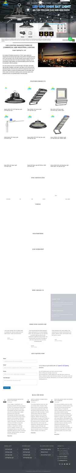 Screenshot logoslighting.com