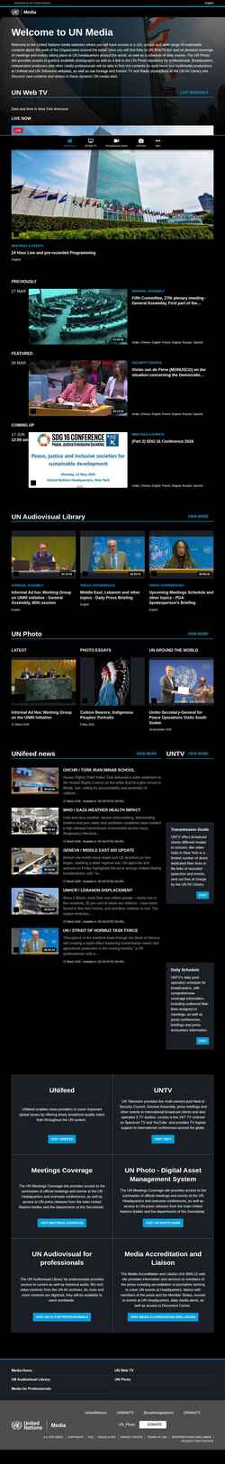 Ekran görüntüsü media.un.org