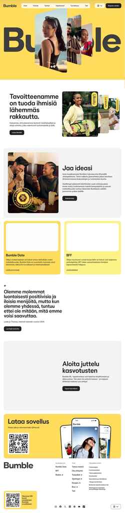 Captura de tela bumble.com