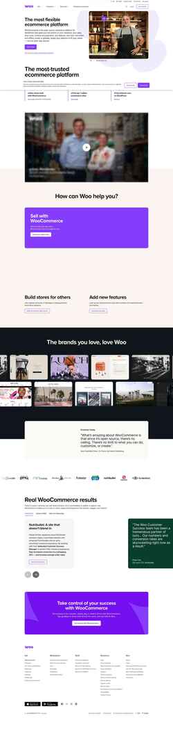 Captură de ecran woocommerce.com