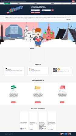 Captură de ecran bilinguator.com