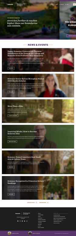 Screenshot new.sewanee.edu