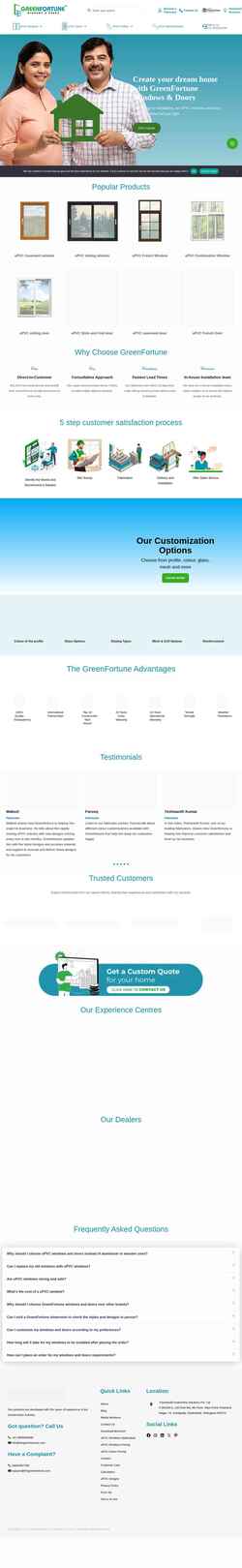 Captura de pantalla thegreenfortune.com