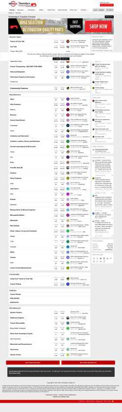 Скриншот forums.yesterdaystractors.com