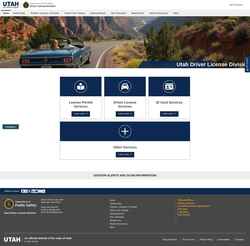 Schermata dld.utah.gov
