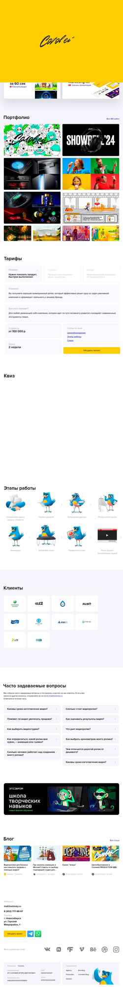 Captura de pantalla solovey.ru