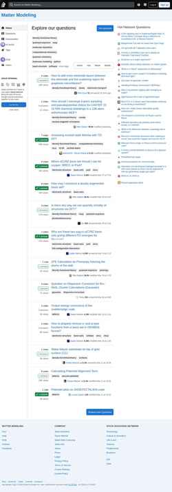 Captura de pantalla mattermodeling.stackexchange.com